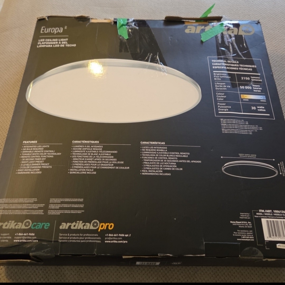 Arika LED Ceiling Light - Picture 2 of 9